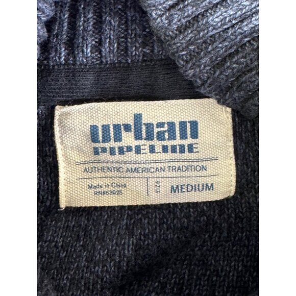 Urban Pipeline mens Medium knit sweater Blue - Picture 3 of 16